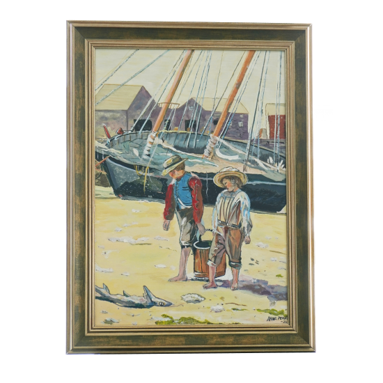 Bir sepet istiridye Winslow Homer