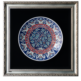 Çini Tabak Çerçeveli