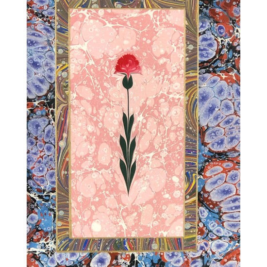 Carnation Marbling Painting