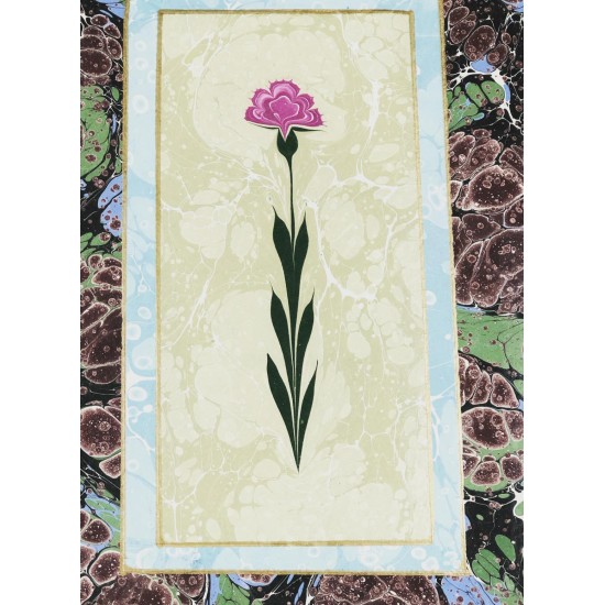 Carnation Marbling Painting