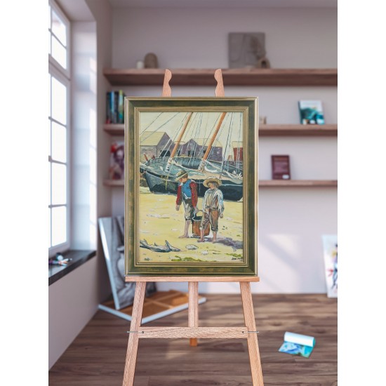 Bir sepet istiridye Winslow Homer