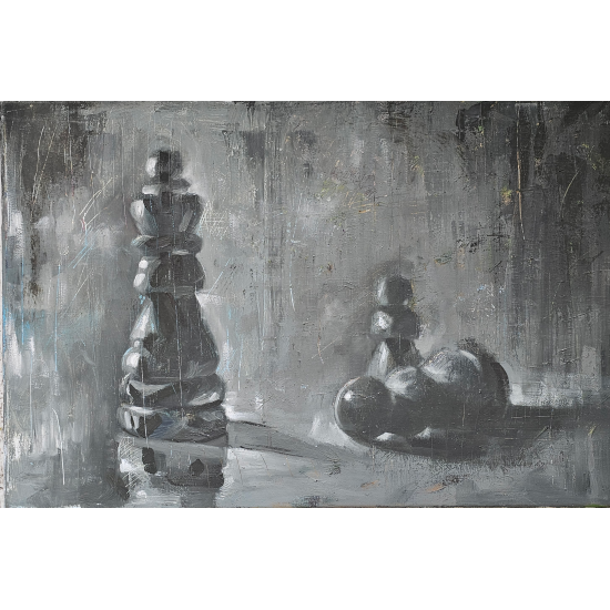 Chess - Oil Painting on Canvas 2017