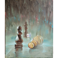 Yağlı Boya Tablo-Satranç